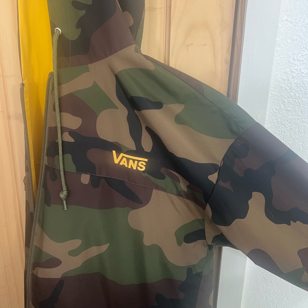 Vans Camouflage Jacket with Yellow Logo